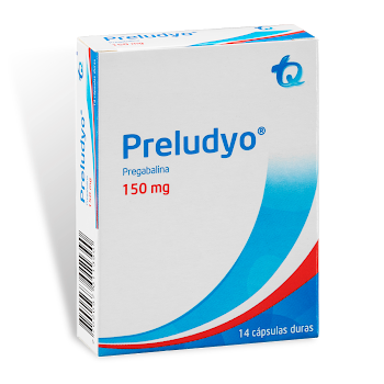 Preludyo Pregabalina 150 mg Tecnoquímicas Caja x 14 Cápsulas  
