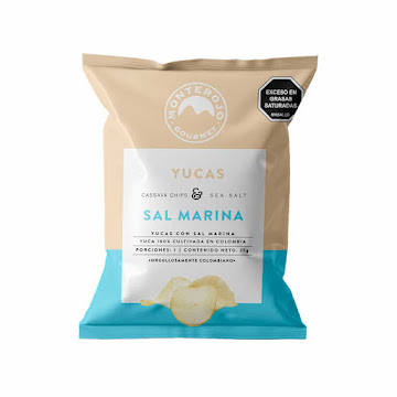 Pasabocas Monterojo Yucas Sal Marina x 25 gr  