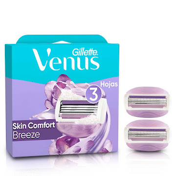 Repuesto Cuchilla de Afeitar Mujer Gillette Venus Breeze Caja x 2 und  
