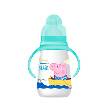 Solo Online Tetero Peppa Pig Con   Asa150ml 5ozcolor Verde X 1 Unidad 