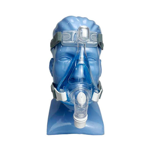 Mascara Full Fase Respironics Amara Small Respironics  x 1 Diseñada para brindar comodidad personalizada, ofrece la opción de almohadilla de gel o silicona, adaptándose a las preferencias del usuario. Su diseño compacto y modular reduce el número de piezas, f