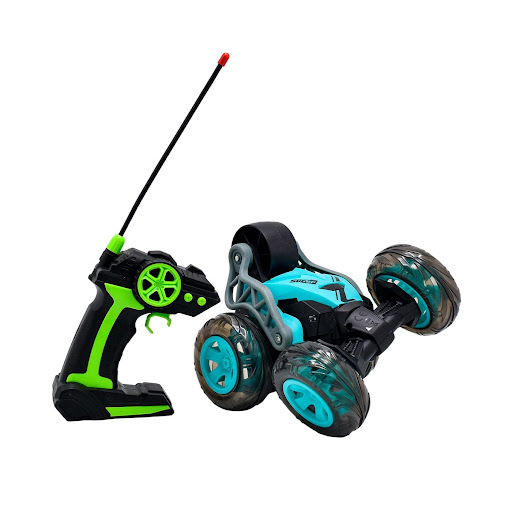 Carro a Control Remoto Brave Stunt Azul Toy Logic Toy Logic Caja x 1 ĦRealiza acrobacias increíbles con el Carro a Control Remoto Brave Stunt Azul de Toy Logic! Este carro a control remoto es perfecto para los pequeños aventureros que aman la acción y las acrobacias. C