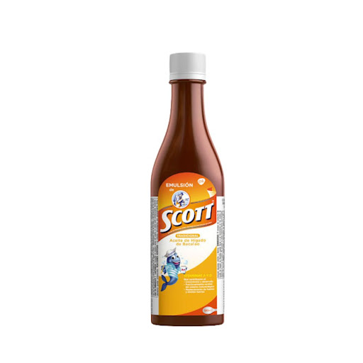 Emulsión de Scott Vitamina A + D3 Haleon Tradicional x 180 ml