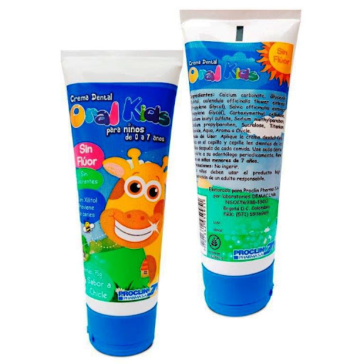 Crema Dental Oral Kids Pediátrica Proclin Pharma Tubo x 75 gr