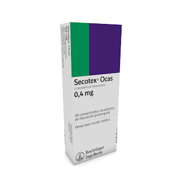 Secotex Ocas Clorhidrato de Tamsulosina 0.4 mg Boehringer Caja x 30 Comprimidos  