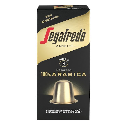 Cápsulas Café Segafredo Espresso 100% Arabica Suave Caja x 10 Cápsulas