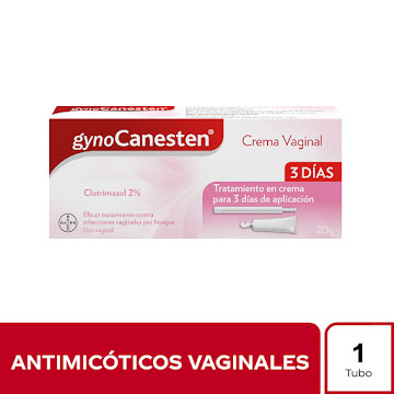 Gynocanesten Clotrimazol 2% Bayer Crema Tubo x 20 gr  