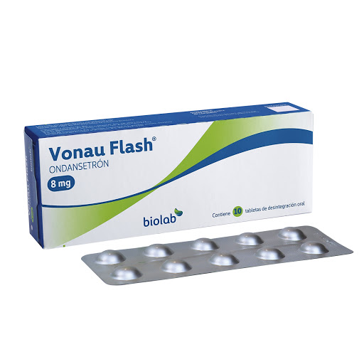 Vonau Flash Ondansetron 8 mg Farma de Colombia Caja x 10 Tabletas