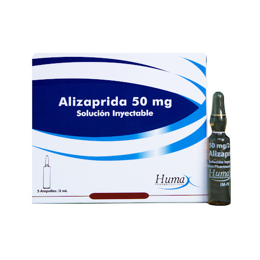 Alizaprida 50 mg Humax Caja x 5 Ampollas