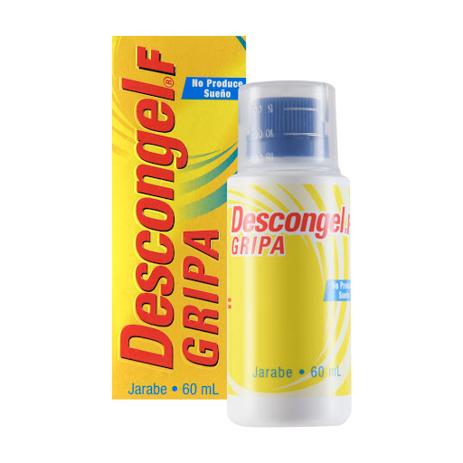 Descongel F Gripa Acetaminofen + Loratadina + Fenilerfina Chalver Jarabe Frasco x 60 ml