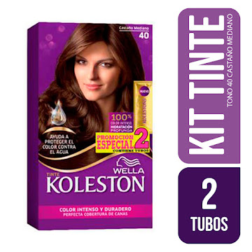 Tinte Wella Koleston Castaño Medio N° 40 x 2 und  