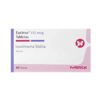 Eutirox Levotiroxina Sódica 112 mcg Merck Caja x 50 Tabletas  