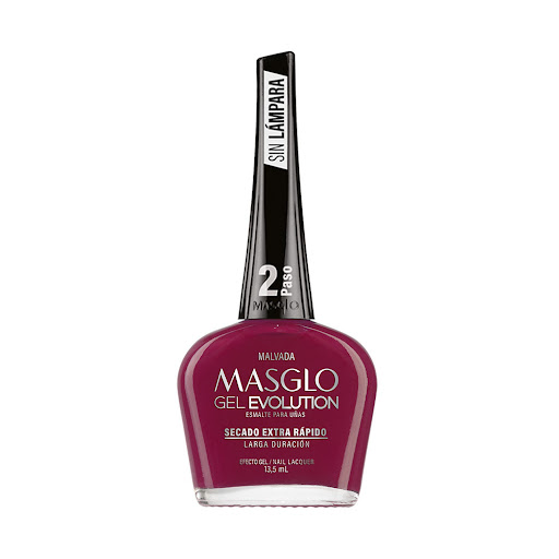 Esmalte Masglo Gel Evolution Malvada x 13.5 ml