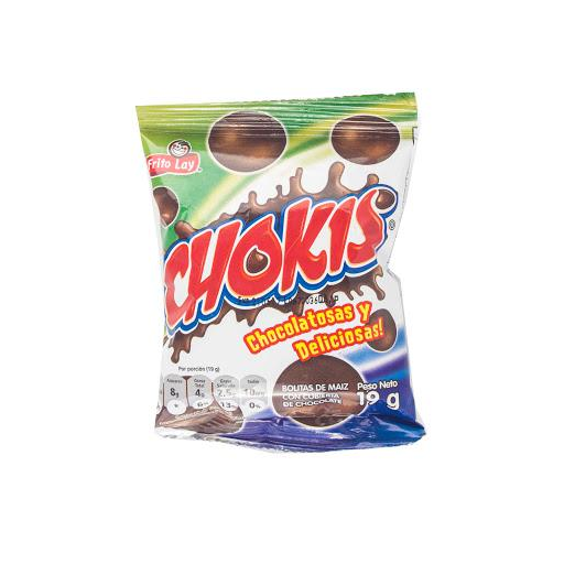 Maíz Chokis Con Cubierta De Chocolate x 19 gr
