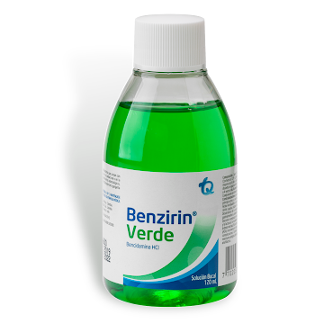 Benzirin Verde Solución Bucal Frasco x 120 ml  