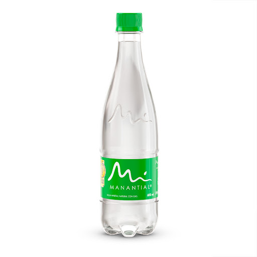 Agua Manantial Con Gas Botella x 600 ml