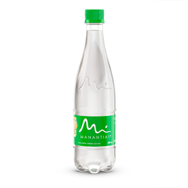 Agua Manantial Con Gas Botella x 600 ml  