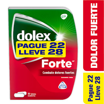 Dolex Forte NF, Pague 24 lleve 28  