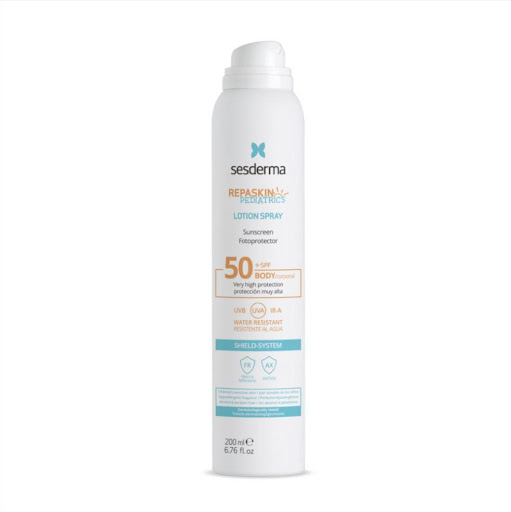 Protector Solar Corporal Sesderma Repaskin Pediatrics 200Ml Sesderma Aerosol x 1 Repaskin Pediatrics Lotion Spray SPF50+ es delicado con la piel de los niños y resistente al agua. Por todo ello se convierte en un imprescindible para cuidar la piel de los más pequeños.

Está formul