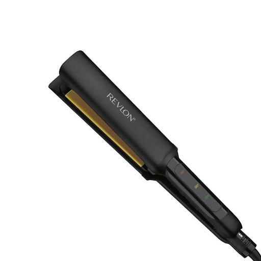 Plancha para cabello Revlon terminado suaves y lisos Revlon Caja x 1 Ideal para quienes buscan un acabado sedoso y natural. Su tecnología de calor uniforme deja el cabello liso, suave y manejable todo el día