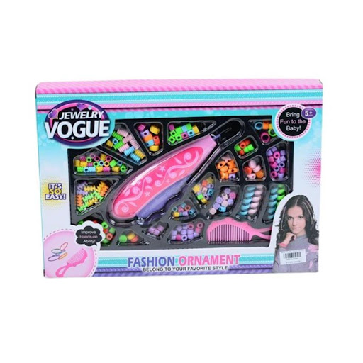 Set Chaquiras Jewerlry Vogue Trensador Caja Plasticos Asociados  x 1 