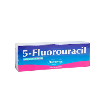 5-Fluoruracil Fluorouracilo 2.5% Quifarma Crema Tubo x 15 gr  