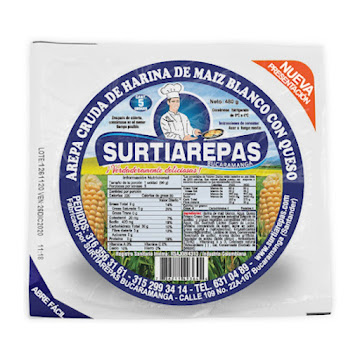 Arepa Surtiarepas Con Queso Paquete x 5 und  