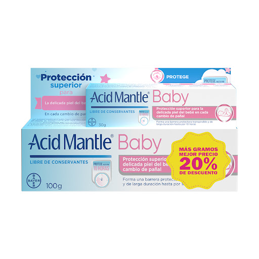 Crema Acid Mantle Baby   100 gr + Acid Mantle Baby 30 gr Oferta x 2 Tubos