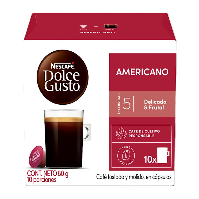 Nescafé Dolce Gusto Café   Americano  x 80 gr  