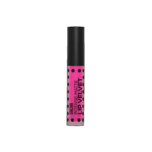 Labial Líquido Intense Matte Lip Velvet Showstopper X 5 Gr SACHA COSMETICS Frasco x 1 Labiales líquidos intensos de color increíble para mujeres multiculturales. El liquido se desliza por los labios y se seca mate liviano, es a prueba de contacto, de transferencia y no marca. No son pe