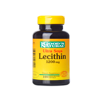 GoodN Natural Ultra Soya Lecithin 1200 mg  Frasco x 100 Cápsulas  