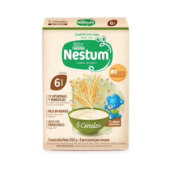 Cereal NESTUM 5 Cereales Único con Probióticos x200g                     