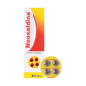 Neosaldina Dipirona Isomethepten 300 mg Eurofarma Fracción Blíster x 4 Grageas  