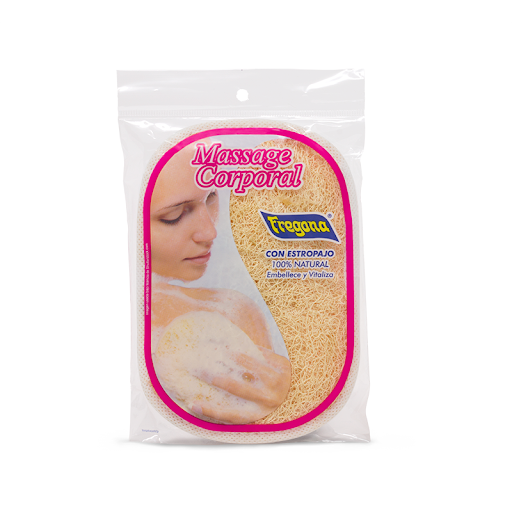 Massage Corporal Fregona Estropajo 100% Colombiano x 1 und