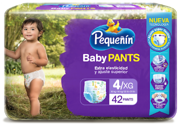 Pañales Pequeñín Etapa 4 Baby Pants Talla XG x 42 und undefined