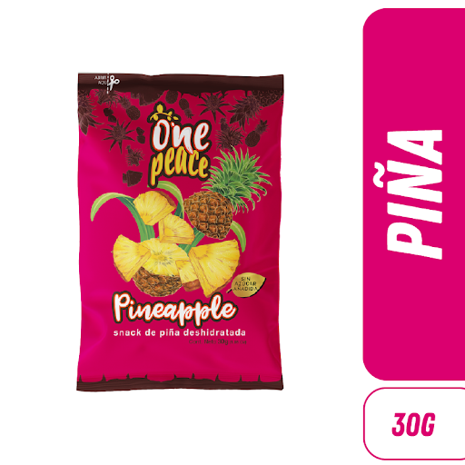 Snack De Piña Deshidratada One Peace x 30 gr