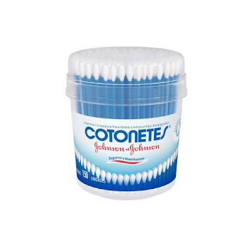 Copitos Johnson’s para Bebés y Adultos Cotonetes Tarro x 150 und  