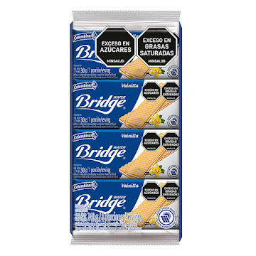 Galleta Bridge Vainilla x 8 und  