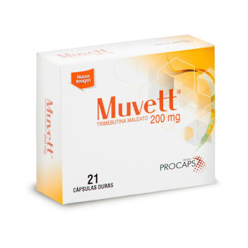 Muvett Trimebutina Maleato 200 mg Procaps Caja x 21 Cápsulas  