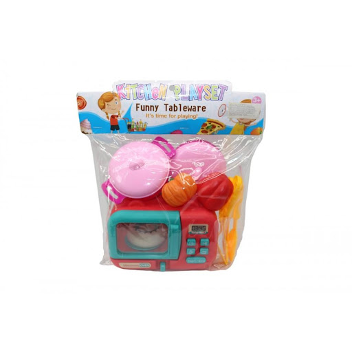Set Microondas Bolsa Plasticos Asociados  x 1 Este set de microondas es ideal para que los niños exploren el mundo culinario de manera imaginativa, preparando recetas llenas de sabor y creatividad. Con su diseño divertido, podrán recrear historia