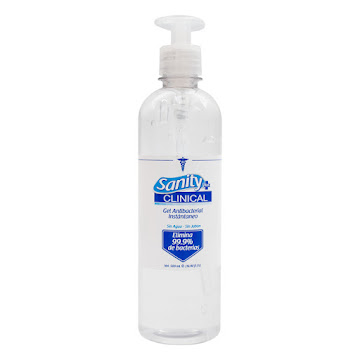 Gel Antibacterial Sanity Clinical x 500 ml  