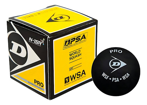 Pelota de Squash Dunlop Doble Punto Amarillo Dunlop Sport. Caja x 1 MODELO: BOLA DE SQUASH PUNTOPelota de alta altitud: rendimiento inigualable para jugadores de nivel superior en condiciones de alta altitud.Pelota de squash oficial: la pelota de squash Pro XX es la p