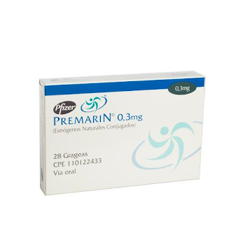 Premarin 0.3 mg Caja x 28 Grageas  
