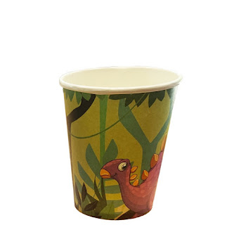 Vaso Nico 9 Oz Ecológico Dinosaurio x 8 und  