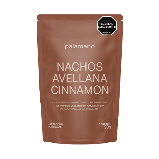 Nachos Palamano Avellana Y Almendras Sabor Canela Paquete x 90 gr