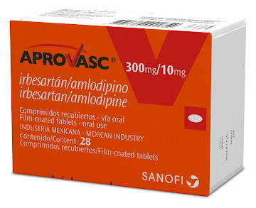 Aprovasc 300mg/10mg Caja x 28 Tabletas  