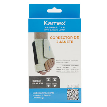 Corrector Kamex Juanete Neopreno Adulto Derecho x 1 und  