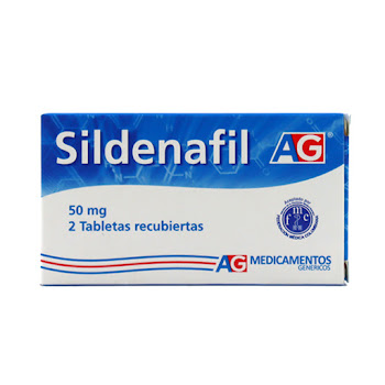 Sildenafil AG 50 mg Caja x 2 Tabletas  