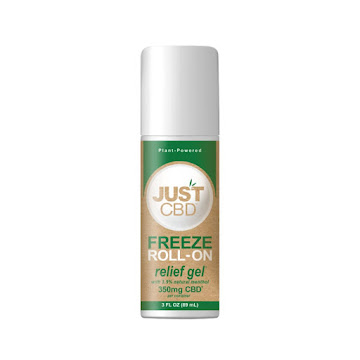 Emulsión Just CBD 350 mg Freeze Mentol Roll On Frasco x 89 ml  