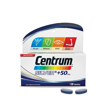 Centrum Silver, Multivitamínico hombres y mujeres +50 X 100 tabs  